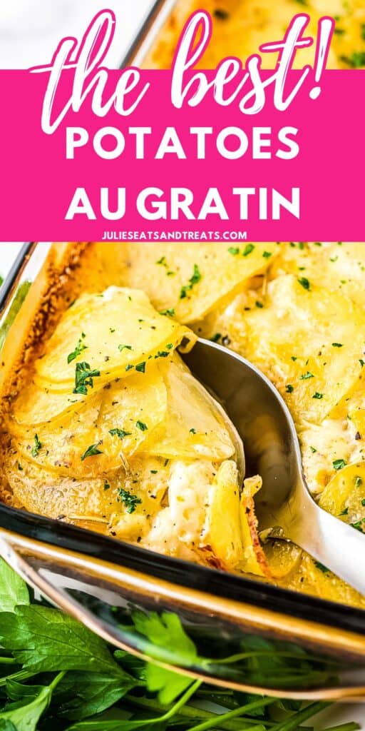 Potatoes Au Gratin Pinterest Image