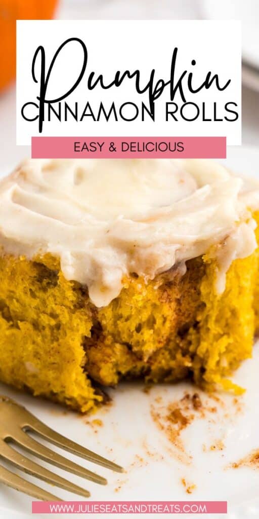 Pumpkin Cinnamon Rolls JET Pin Image