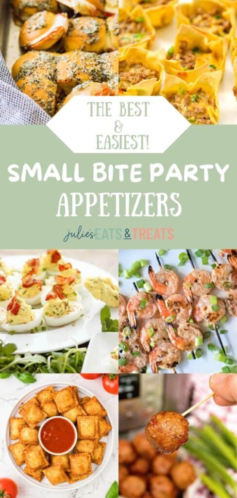 Small Bite Party Appetizers Pin Collages