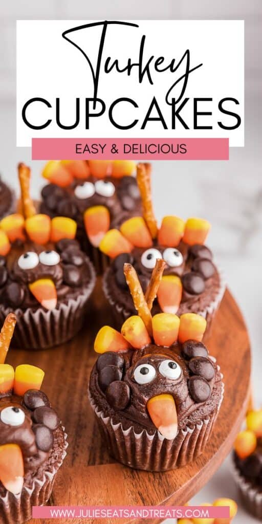 Turkey Cupcakes JET Pinterest Image