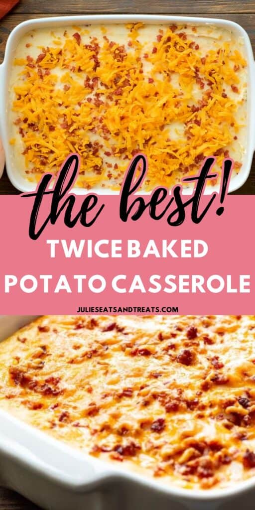 Twice Baked Potato Casserole Pinterest Image