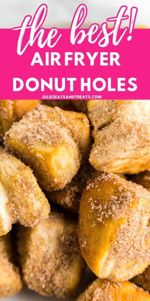 Air Fryer Donut Holes Pin Image