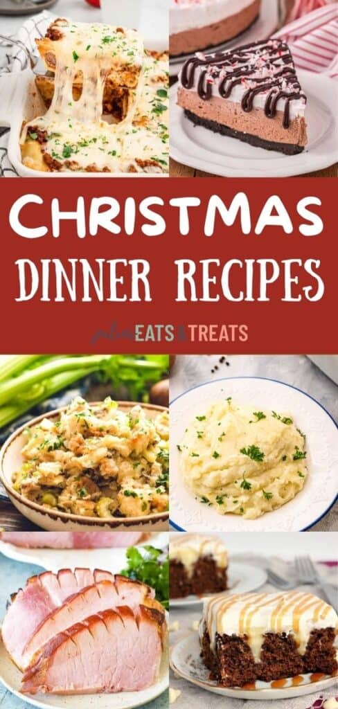 Christmas Dinner Recipes Pin Image