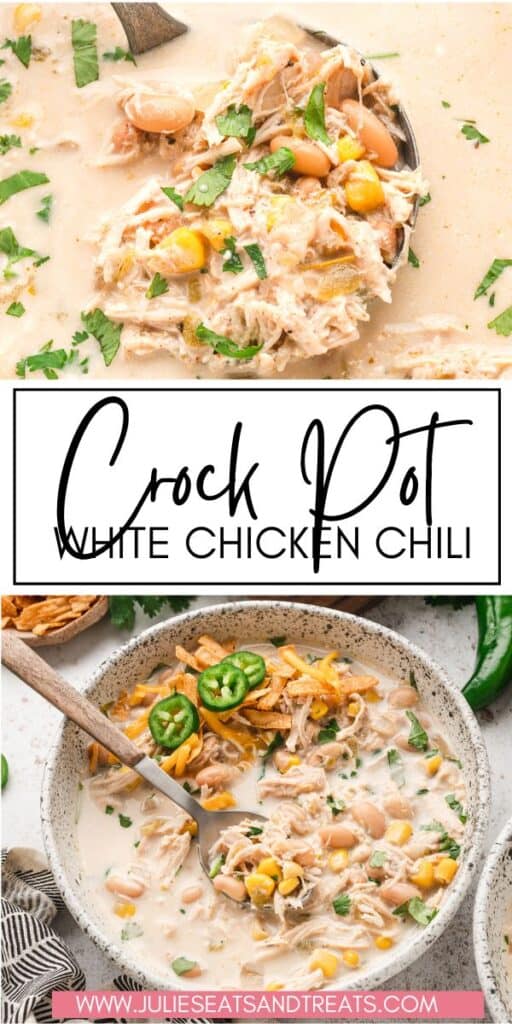 Crock Pot White Chicken Chili - Julie's Eats & Treats