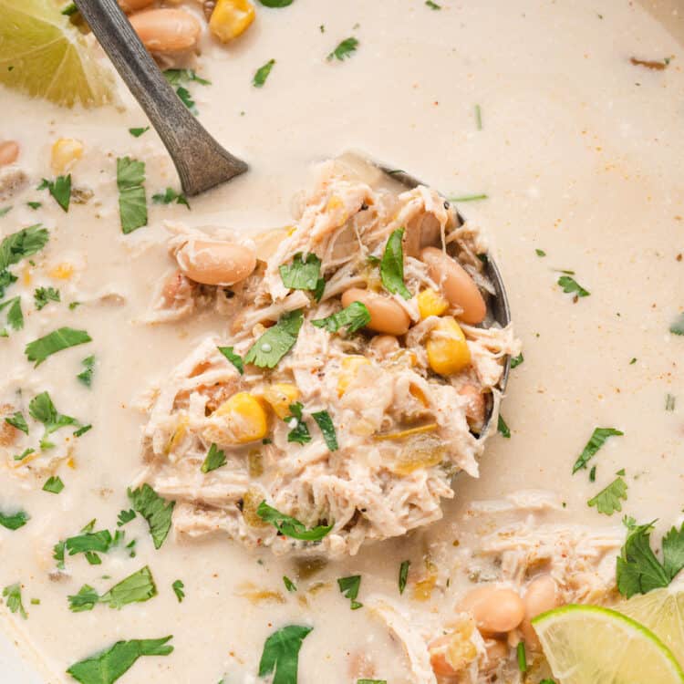 White Chicken Chili in Crock Pot