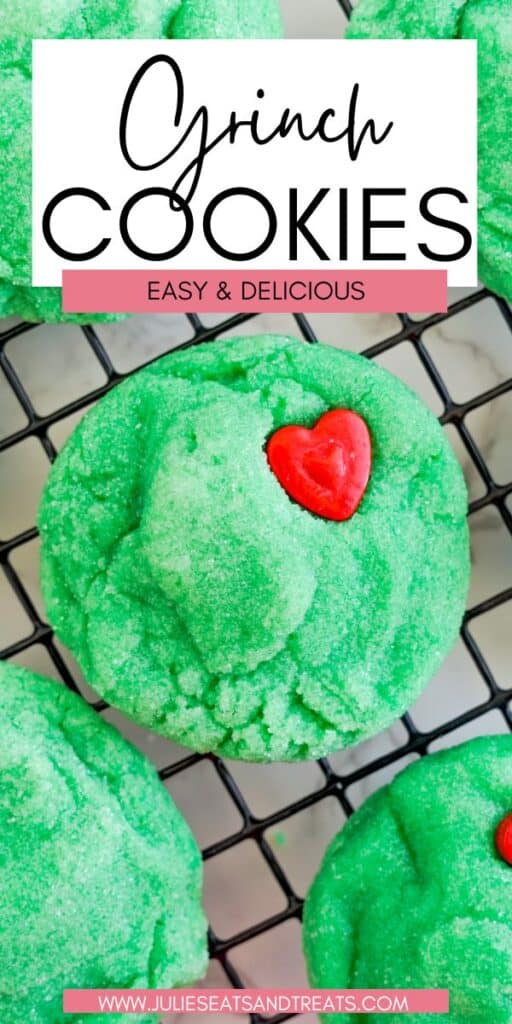 Grinch Cookies JET Pinterest Image