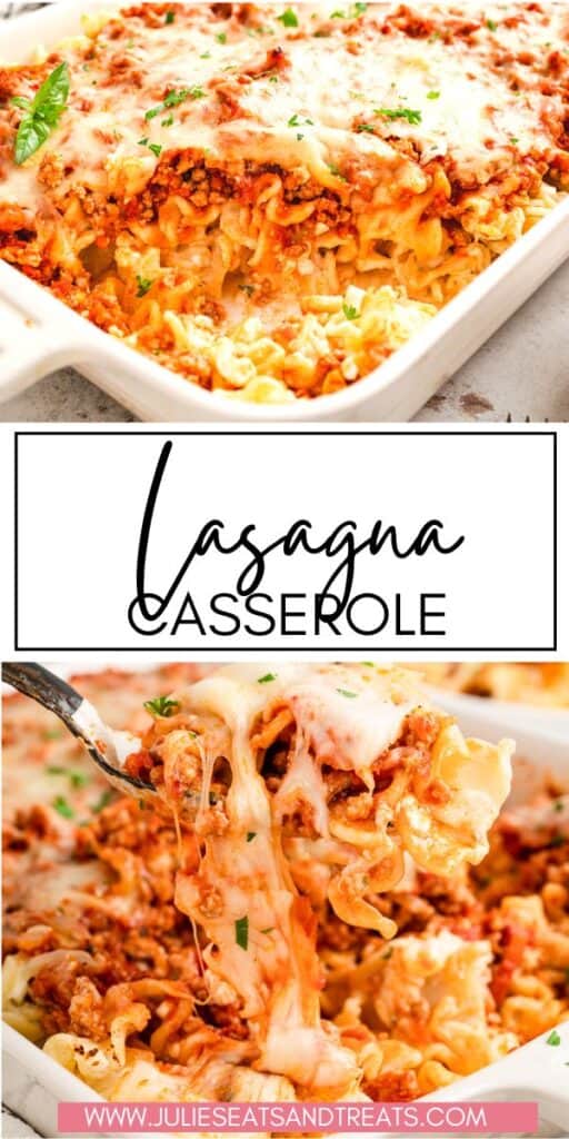 Lasagna Casserole JET Pinterest Image