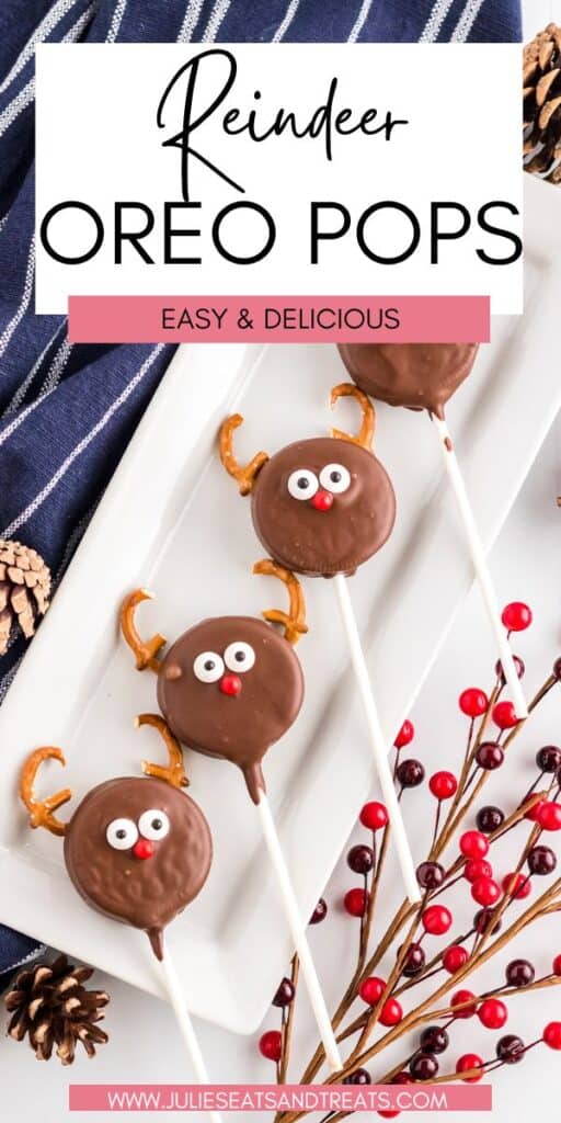 Reindeer Oreo Pops JET Pinterest Image