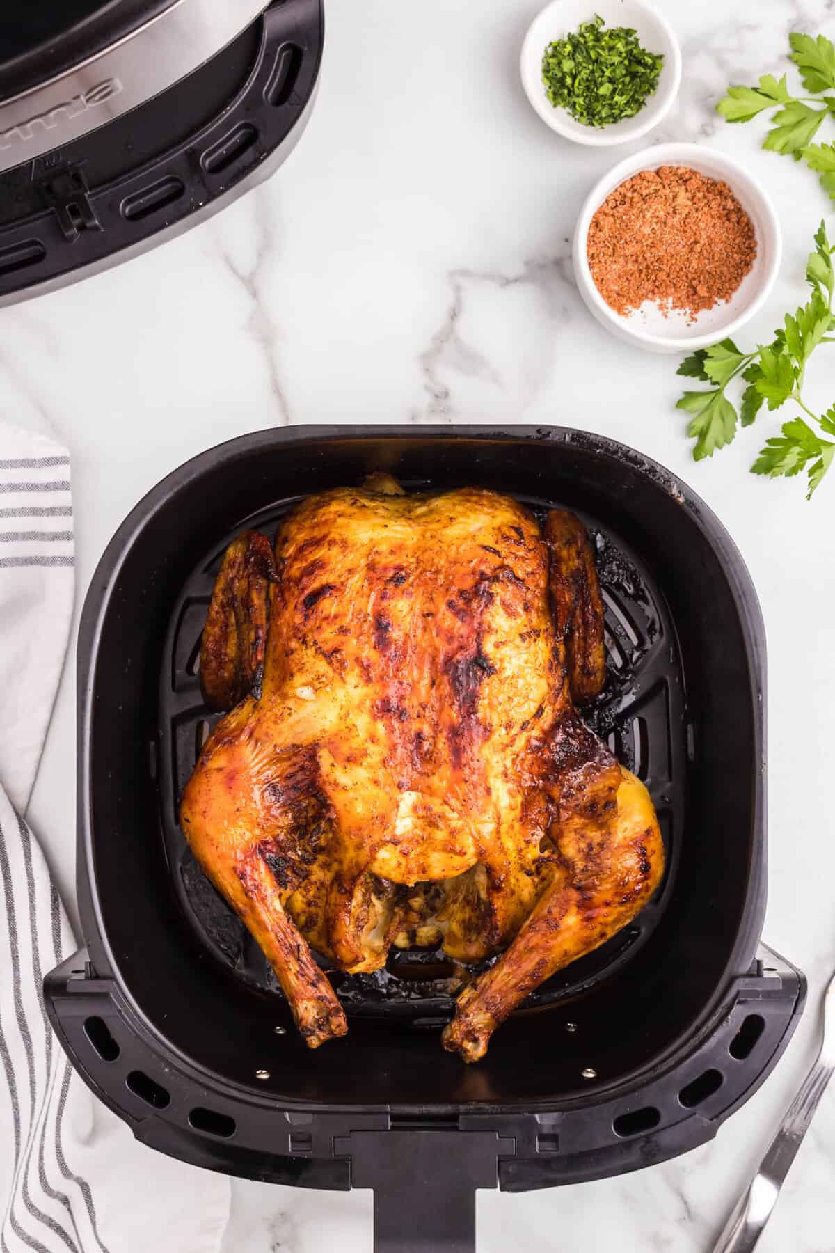 Whole Chicken in Air Fryer