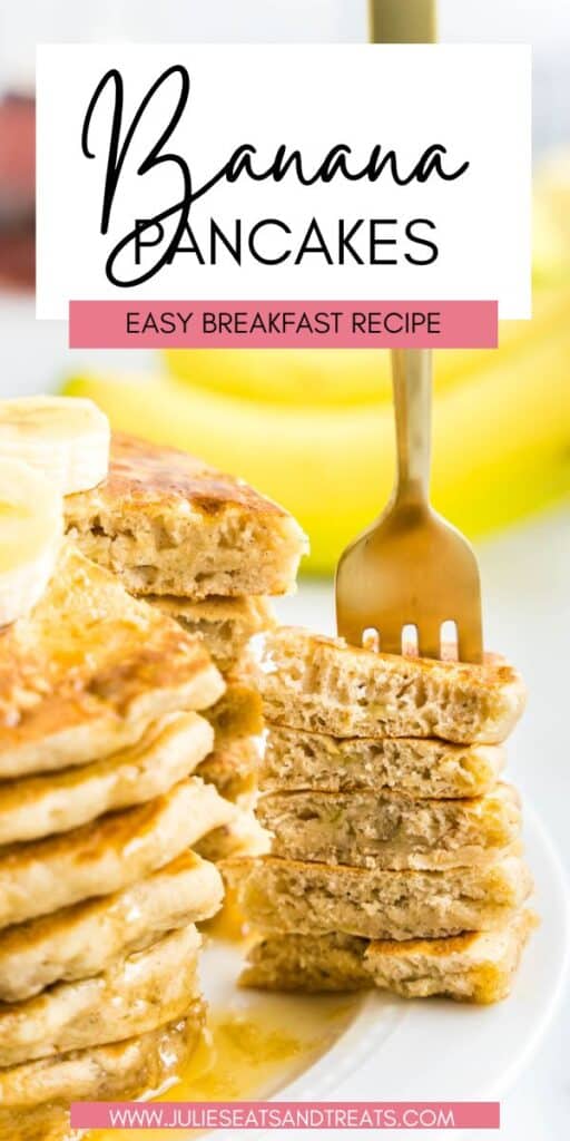 Banana Pancakes JET Pinterest Image