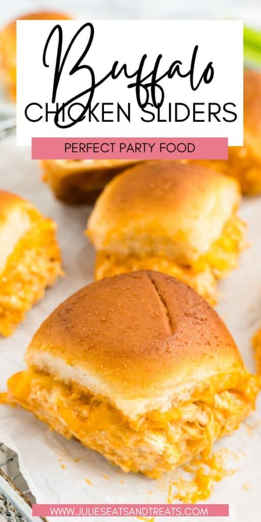 Buffalo Chicken Sliders JET Pin Image