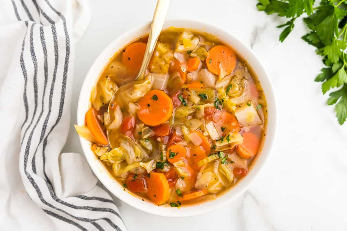 Cabbage Vegetable Soup
