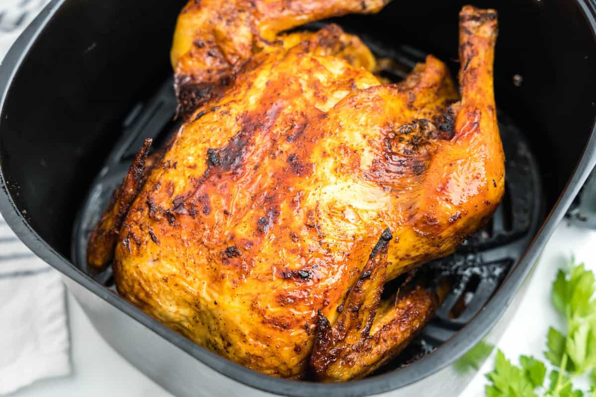 Whole Chicken in Air Fryer