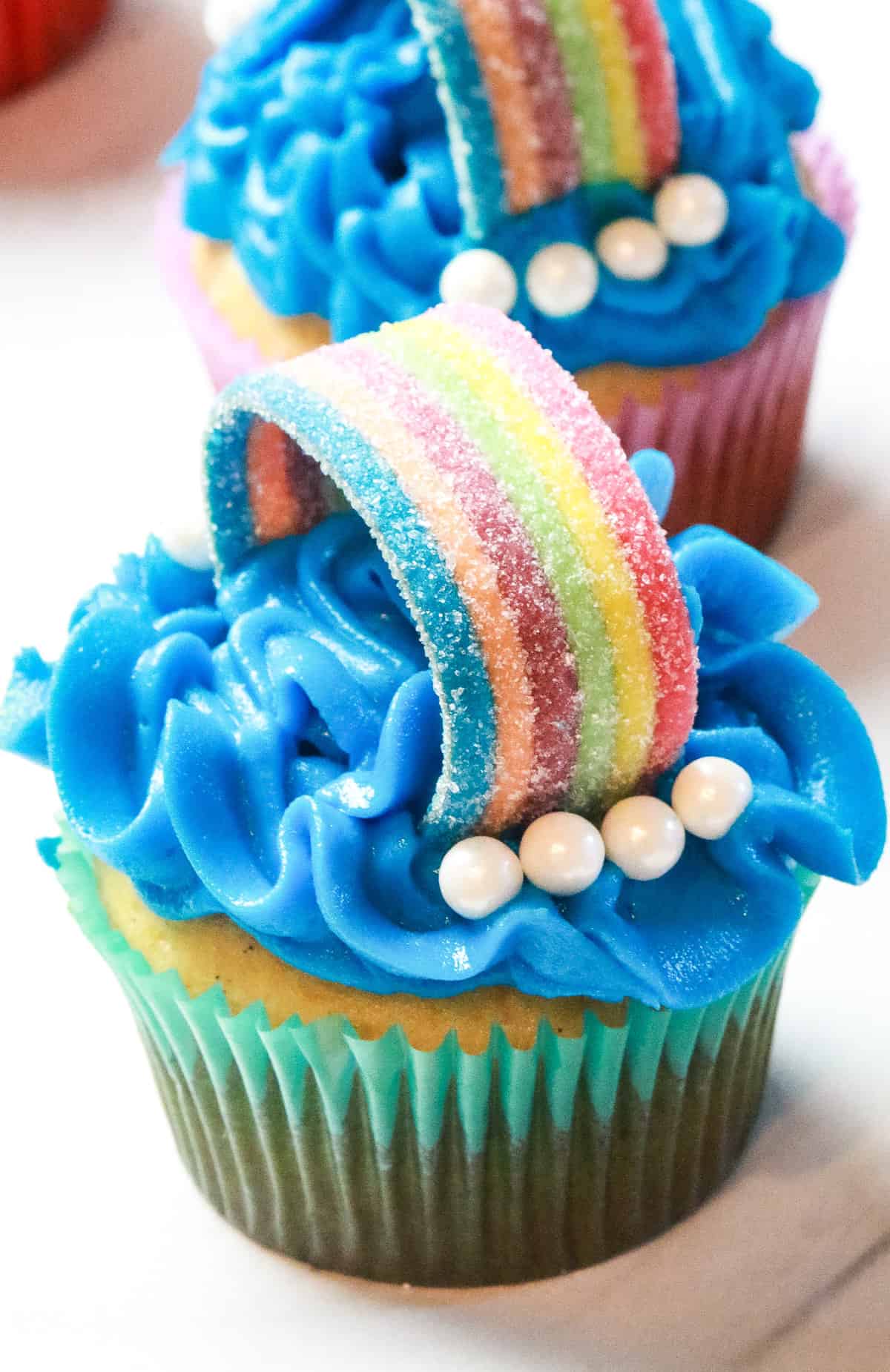 Main image of rainbow cupcakes