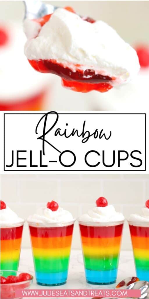 Rainbow Jell-O Cups JET Pin Image