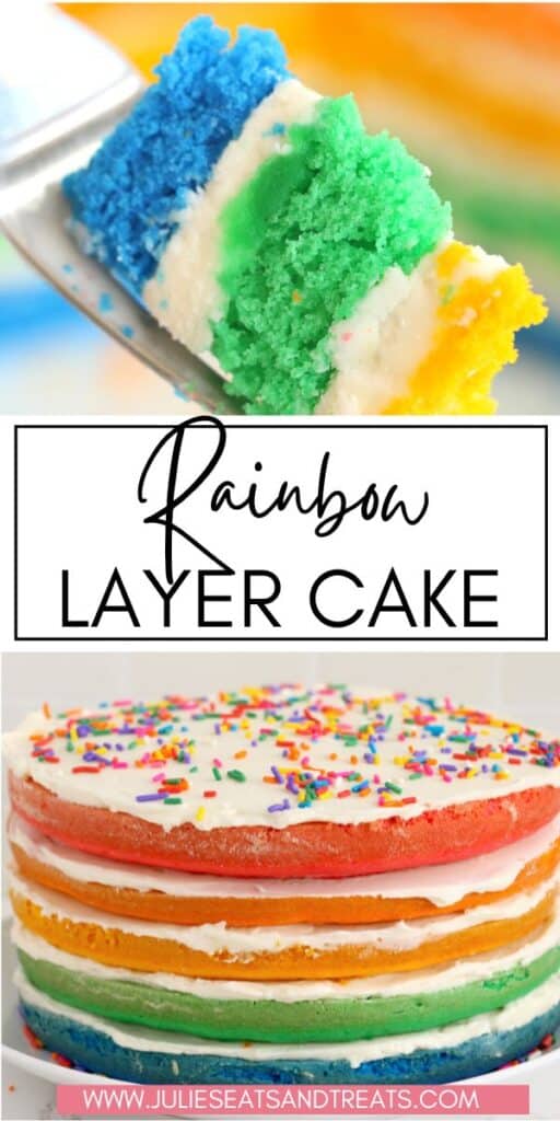 Rainbow Layer Cake JET Pin Image