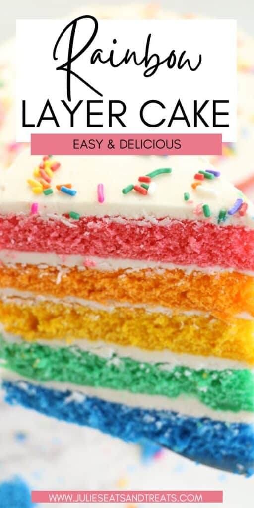 Rainbow Layer Cake JET Pinterest Image