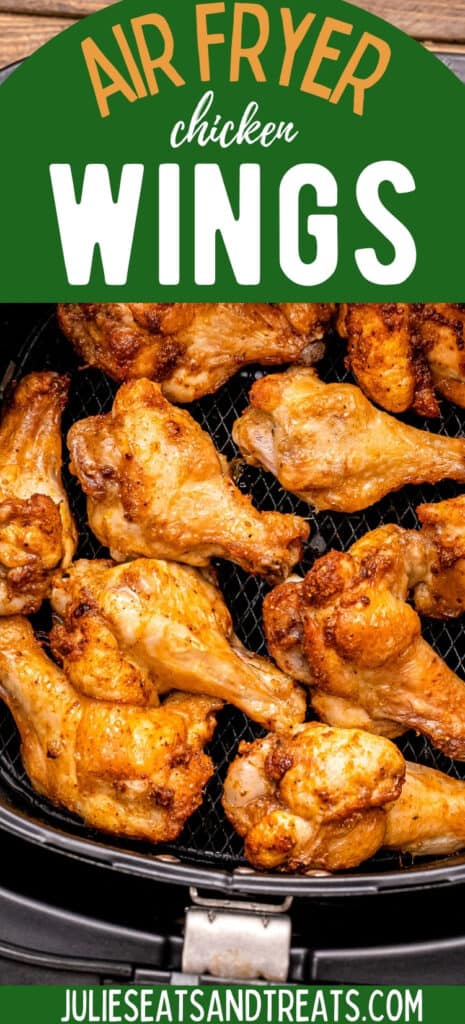 Air Fryer Chicken Wings Pinterest Image