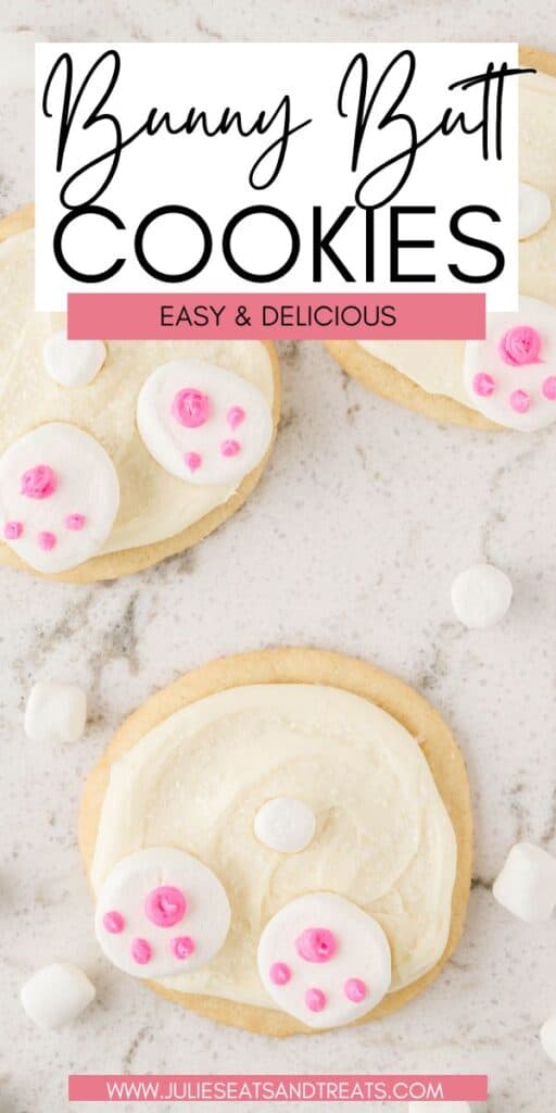 Bunny Butt Cookies JET Pinterest Image