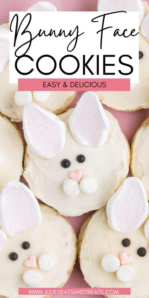 Bunny Face Cookies JET Pin Image