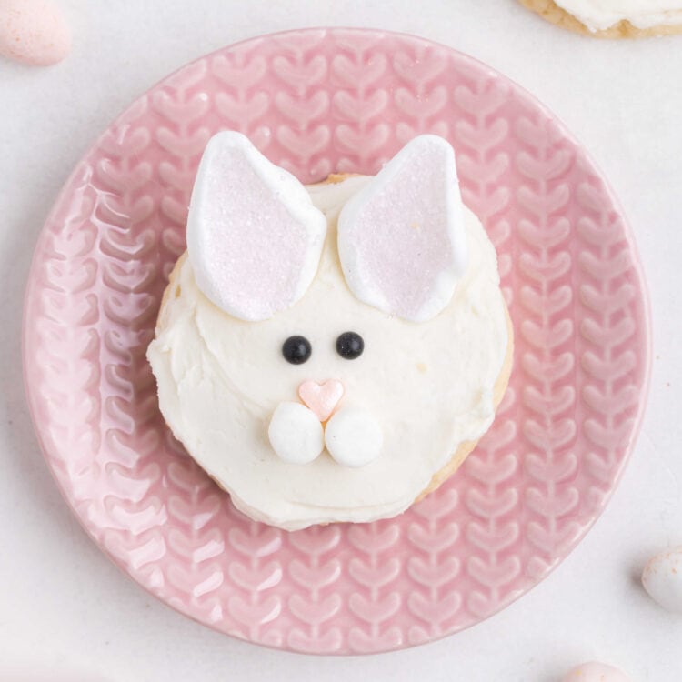 Bunny Face Cookies Square Image