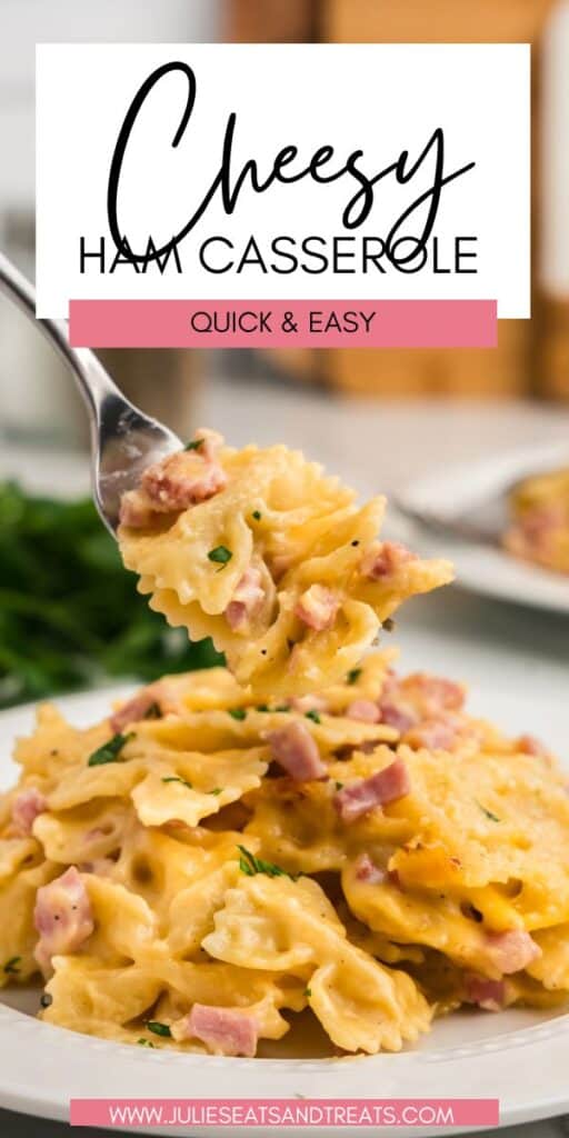 Cheesy Ham Casserole JET Pin