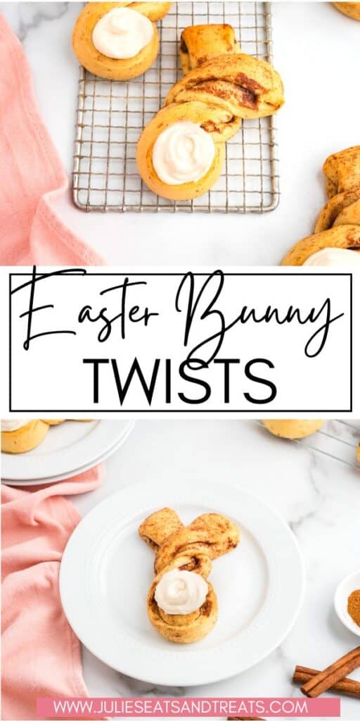 Easter Bunny Twists JET Pin Image