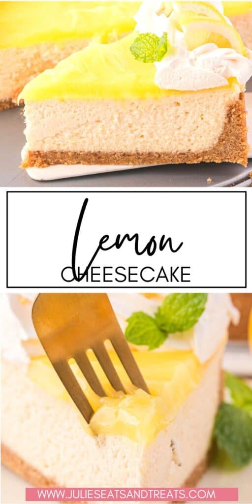 Lemon Cheesecake JET Pinterest Image