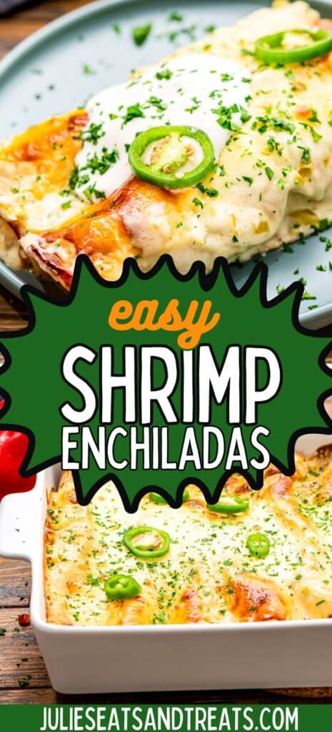 Shrimp Enchiladas Pin Image