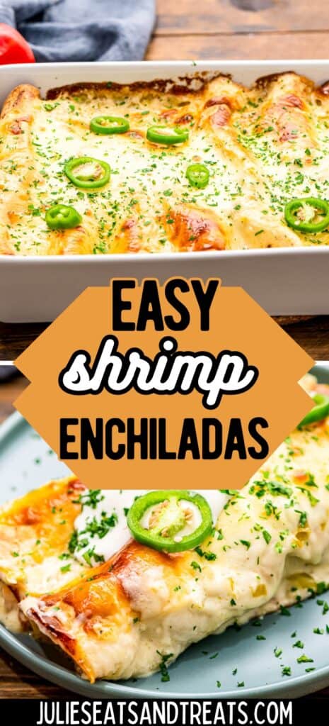 Shrimp Enchiladas Pinterest Image