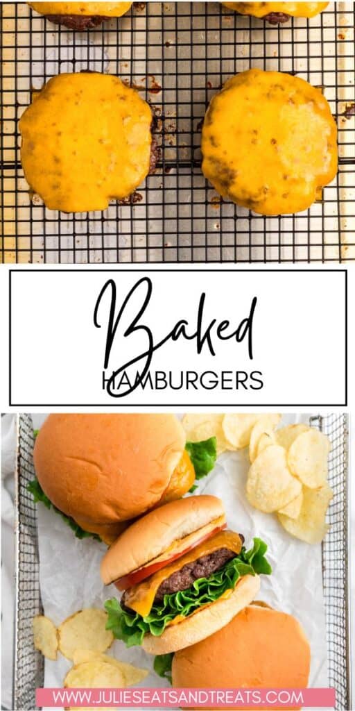 Baked Hamburgers JET Pinterest