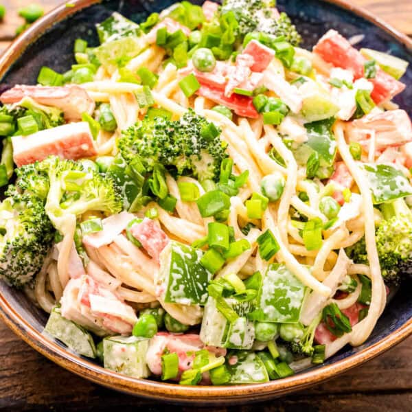 Crab Pasta Salad - Julie's Eats & Treats