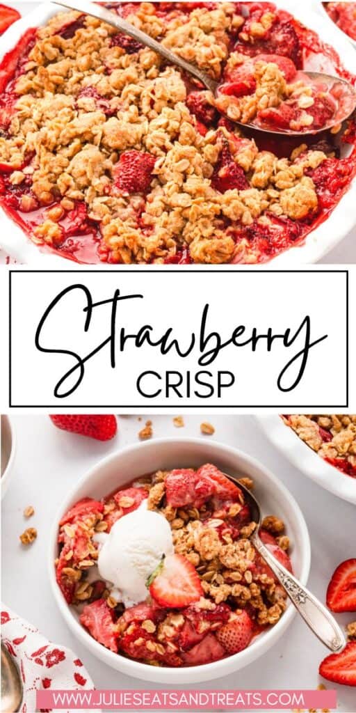 Strawberry Crisp JET Pinterest Image