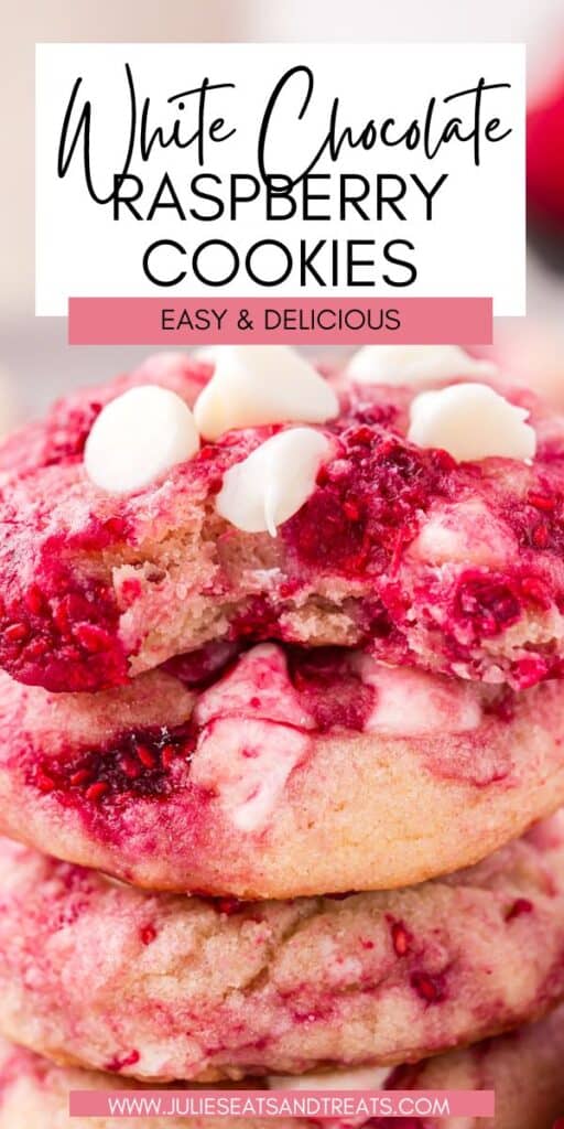 White Chocolate Raspberry Cookies JET Pin