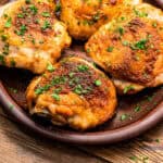 Air Fryer Chicken Thighs Square
