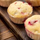 Cream Cheese Cranberry Muffins