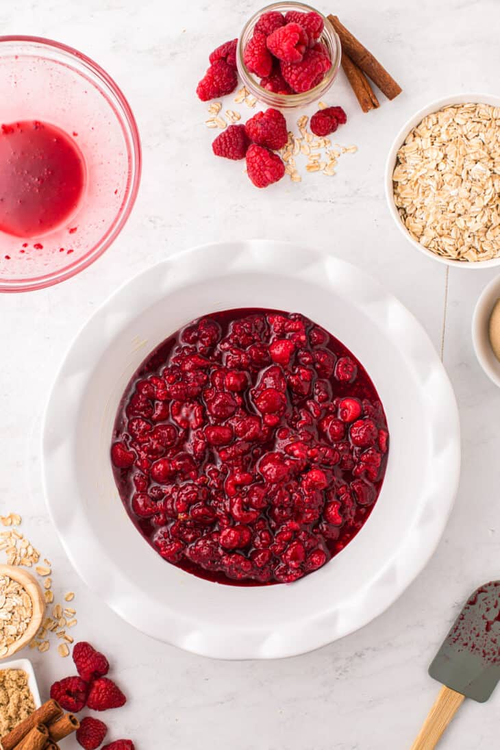 Raspberry Crumble - Julie's Eats & Treats