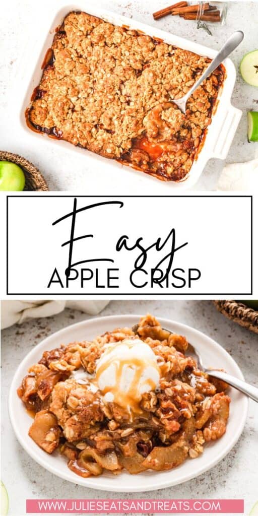 Easy Apple Crisp JET Pinterest Image