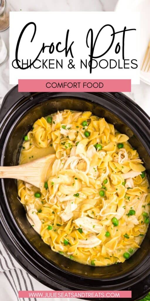 Crock Pot Chicken and Noodles JET Pin