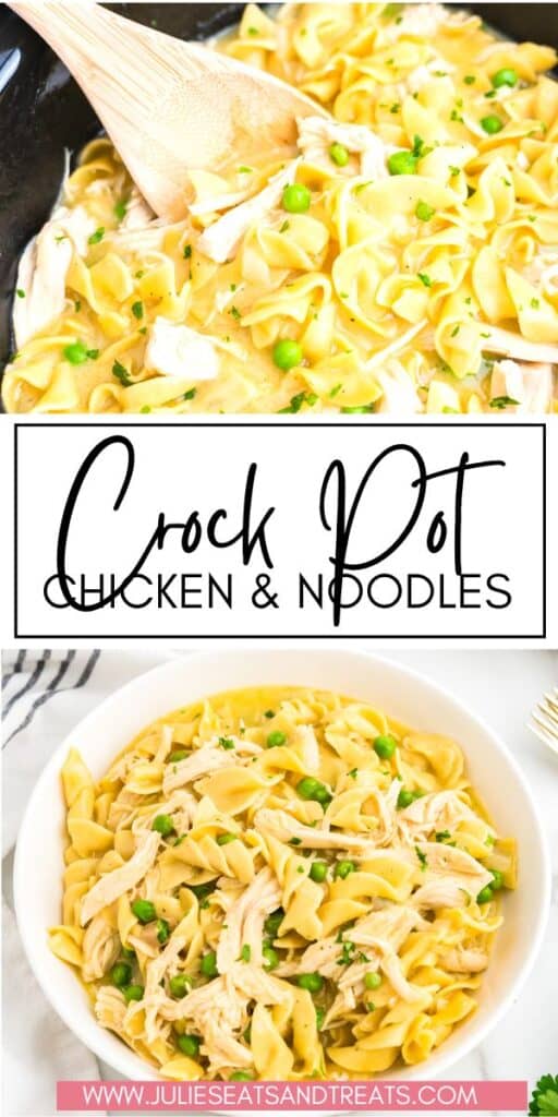 Crock Pot Chicken and Noodles JET Pinterest
