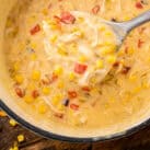 Turkey Corn Chowder Square