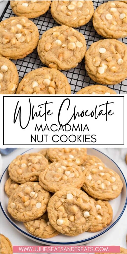 White Chocolate Macadamia Nut Cookies JET Pinterest