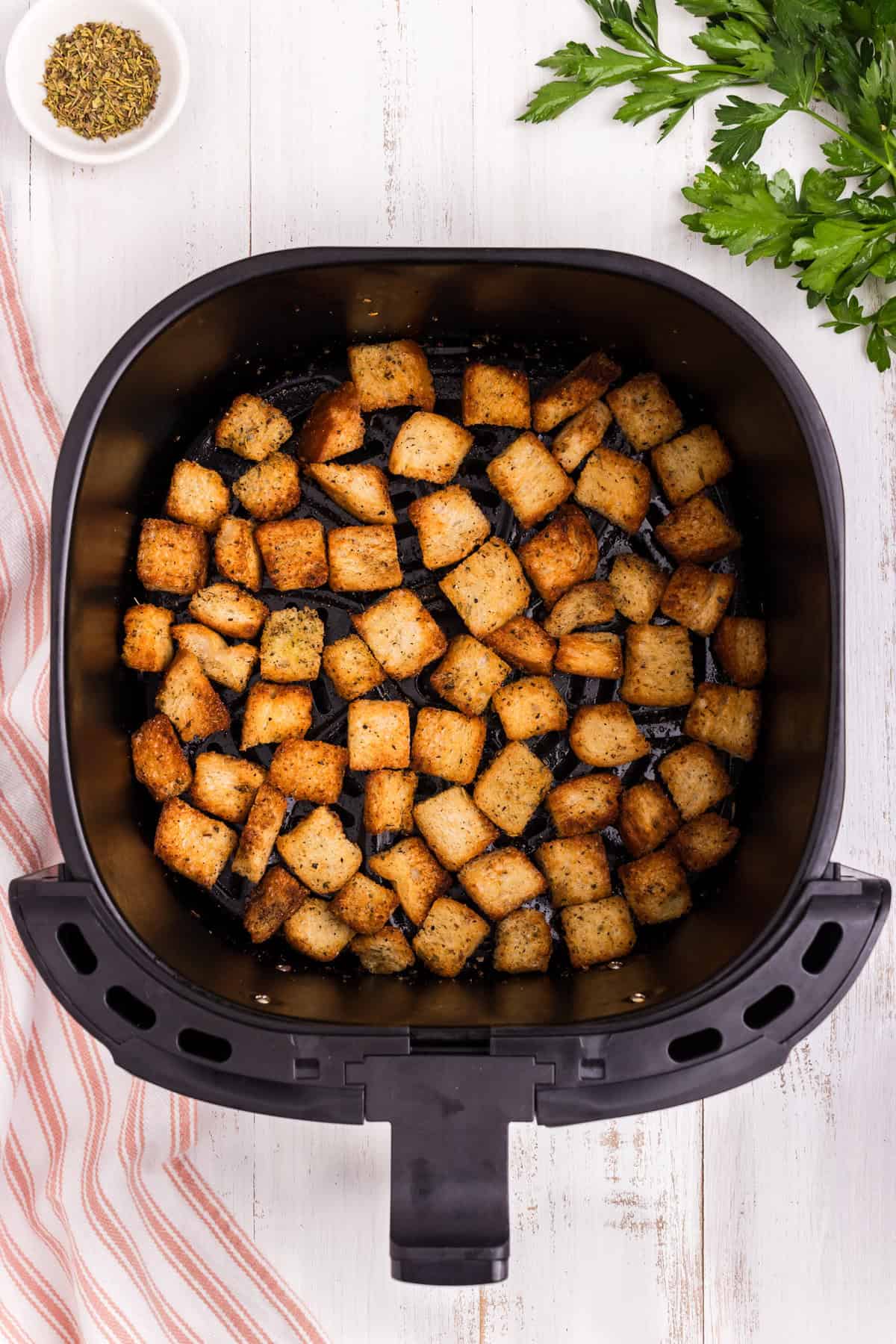 Air Fryer Croutons in air fryer