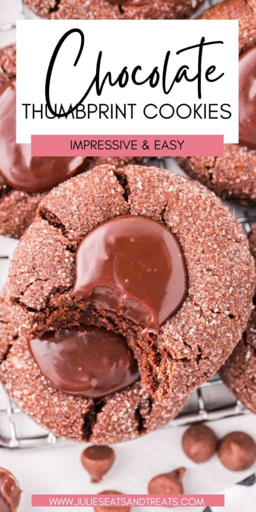 Chocolate Thumbprint Cookies JET Pin