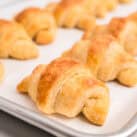 Homemade Crescent Rolls Square Image