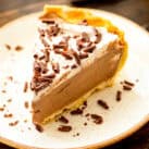 French Silk Pie Recipe Square