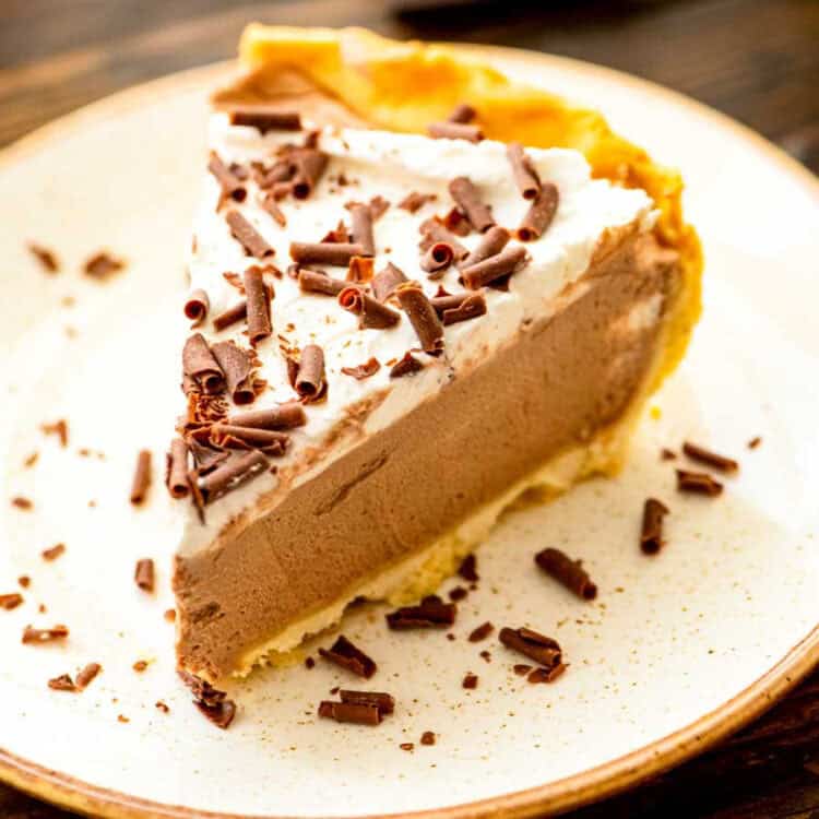French Silk Pie Recipe Square