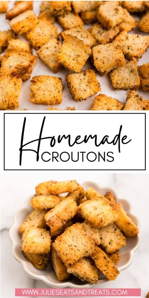 Homemade Croutons JET Pinterest