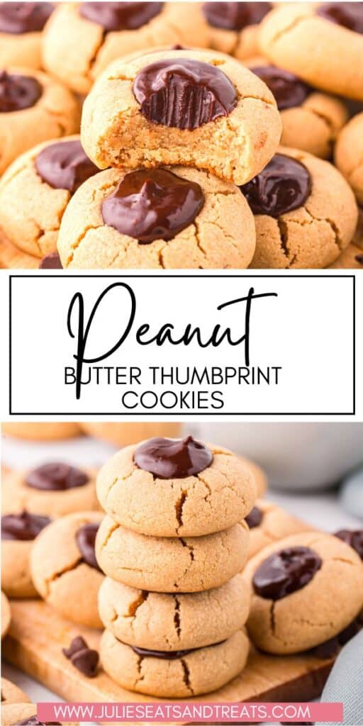 Peanut Butter Thumbprint Cookies JET Pinterest