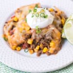 Taco Casserole on plate